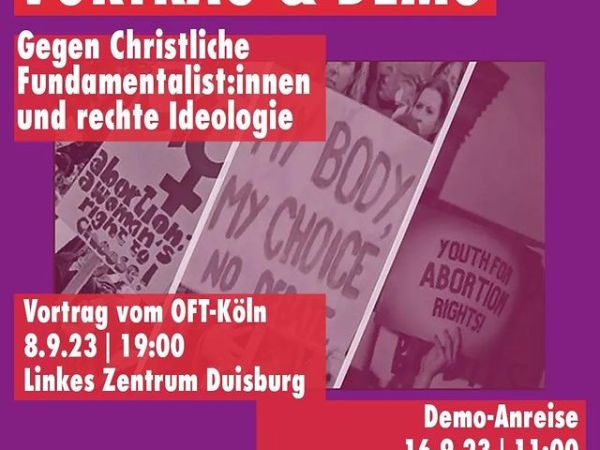 Vortrag & Demo-Aufruf